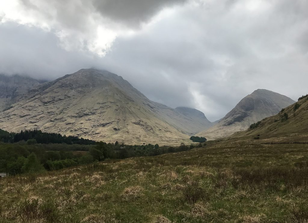Glencoe site of the Glencoe Massacre - Scottish Highlands