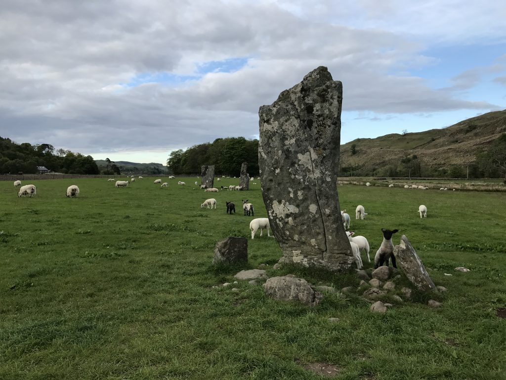 Nether Largie Stones in Kilmartin Valley Scotland