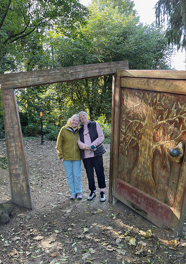 The Wardrobe Door - Entry to the Narnia Trail at Rostrevor Forest
