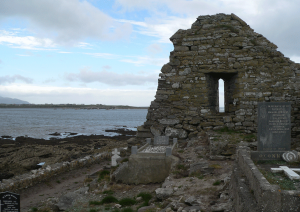 Graveyard and church ruin in Kilshannig