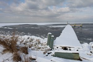 The Tangier Sound under snow and ice - Eastern Shore, Maryland