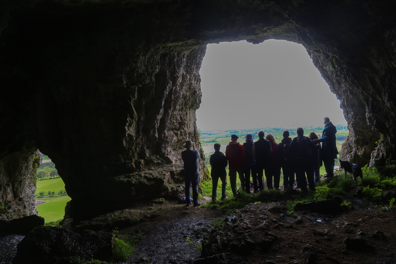 Guests at the Caves of Kesh - aka Keshcorran