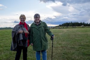 Guests on Thin Places Discover the North tour of Ireland at Beltany Stone Circle